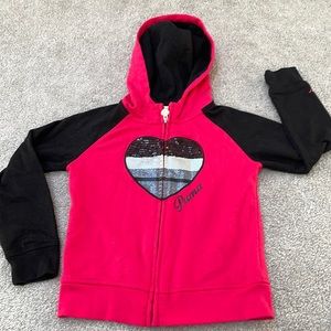 Girls Size 5 Puma Zip Up Hoodie